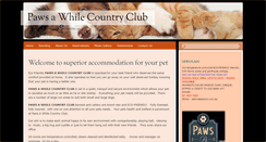 Desktop Screenshot of pawscc.com.au